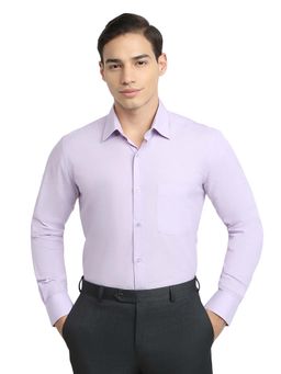 Raymond - Medium Purple Pure Cotton Contemporary Shirt