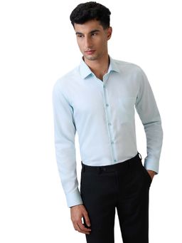 Raymond - Blue Pure Cotton Contemporary Shirt