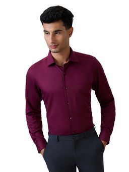 Raymond - Maroon Pure Cotton Shirt