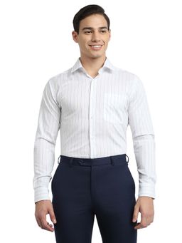 Raymond - Grey Pure Cotton Contemporary Shirt