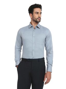 Raymond - Grey Pure Cotton Full Sleeves Shirt