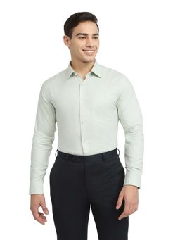 Raymond - Green Cotton Contemporary Shirt