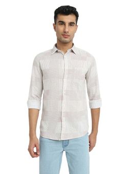 Parx - Medium Multi-Color Pure Cotton Slim Fit Shirt