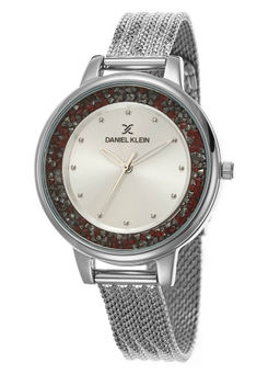 Daniel Klein - Analog Silver Dial Women's Watch-DK.1.12404-1