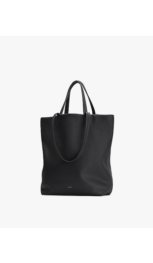 Cuyana Tote Tall Leather Tote Bags Cuyana Tall Structured Leather Tote