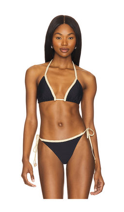 Luli Fama - Braided Triangle Top