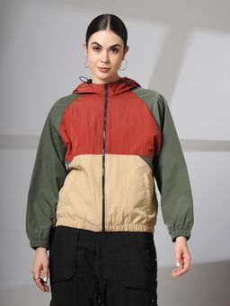 CHKOKKO - Women Standard Length Polyester Winter Sports Zipper Stylish Jacket
