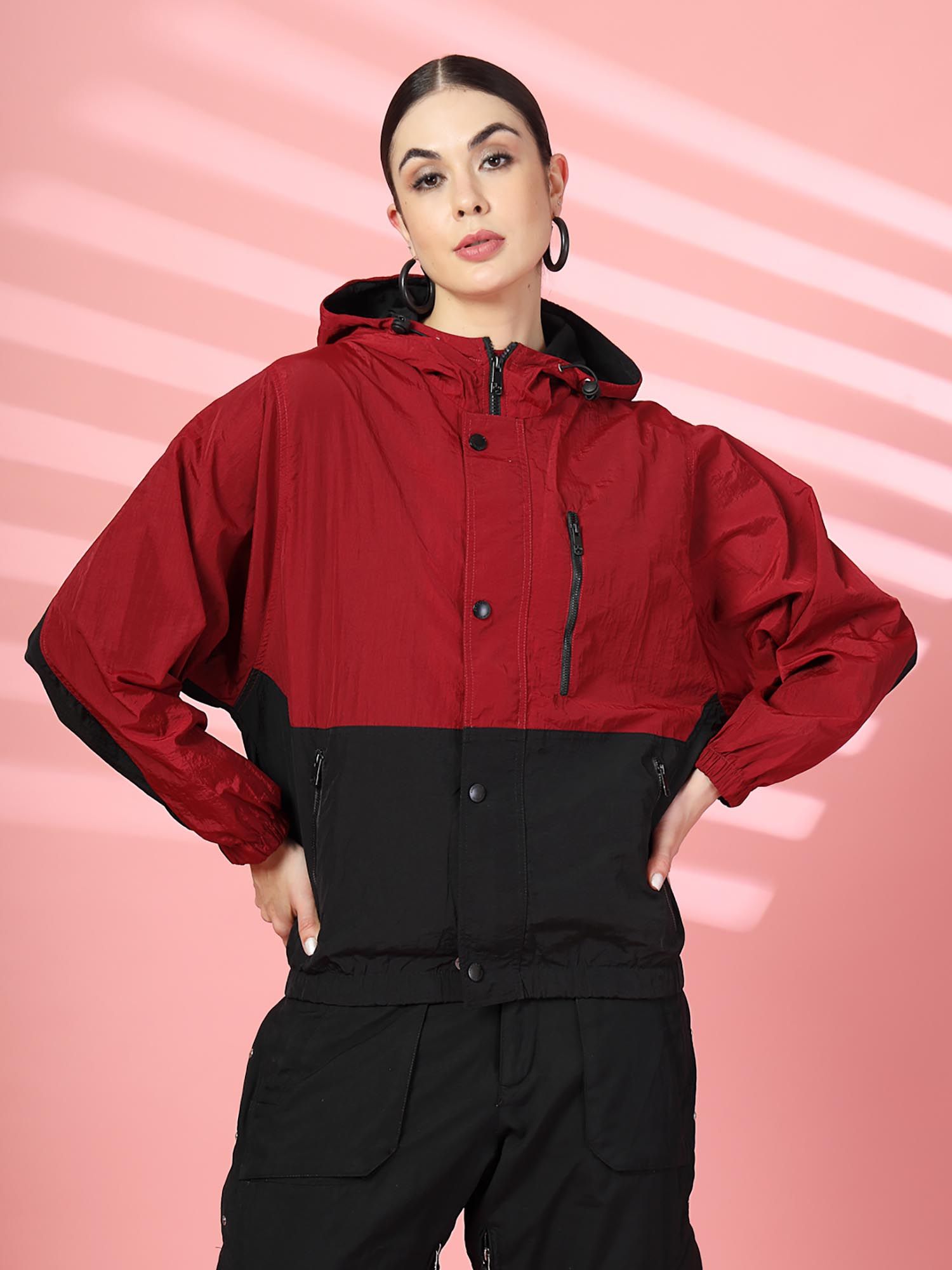 chkokko Women Standard Length Polyester Winter Sports Zipper Stylish Jacket-picture-40