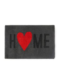 Saral Home - Heart Door Mat Grey
