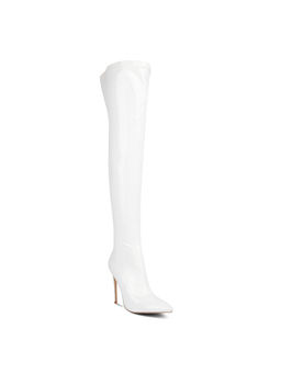 London Rag - Solid White Casual Boots