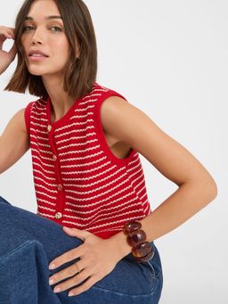 Accessorize London - Brown Chunky Resin Stretch Bracelet