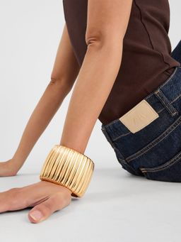 Accessorize London - Gold Statement Cuff