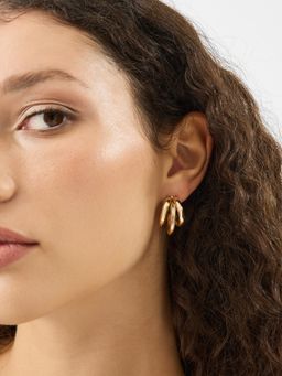 Accessorize London - Gold Triple Hoop Earrings
