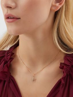 Accessorize London - White Snake Pendant Necklace