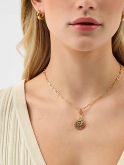 Accessorize London - Green Gemstone Filigree Jewellery Charm