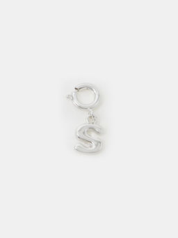 Accessorize London - Silver Bubble S Initial Jewellery Charm