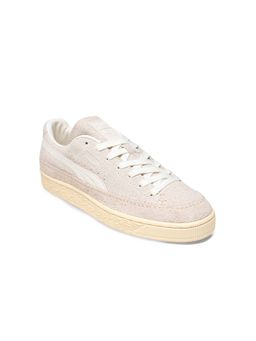 Puma - White Suede Moccasin Sneakers