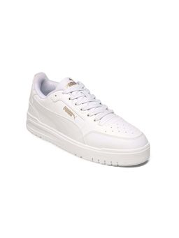 Puma - White Shuffle Downtown Sneakers