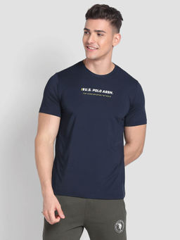 U.S. POLO ASSN. - Solid AE001 Lounge T-Shirt Navy Blue