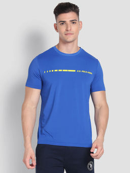 U.S. POLO ASSN. - Small Brand Print AE001 Lounge T-Shirt Blue