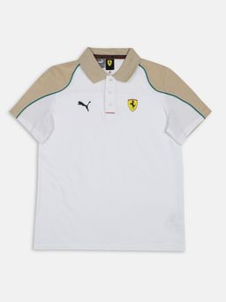 Puma - Ferrari Race Kids Unisex White T-shirts