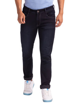 Parx - Skinny Fit Solid Design Fancy Navy Blue Jeans