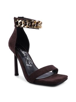 London Rag - Solid Brown Heels