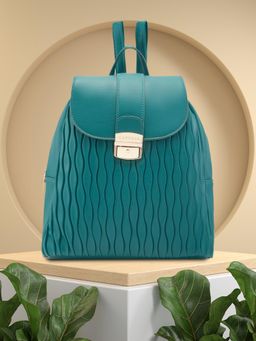 Caprese - Teal Textured Backpack