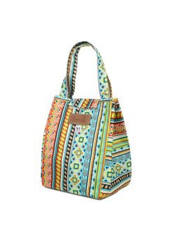 NFI Essentials - Green Printed Lunch Bag