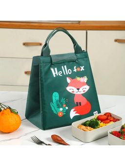 NFI Essentials - Green Printed Lunch Bag
