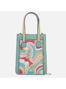 MONADAA - Turquoise Embellished Mini Bag