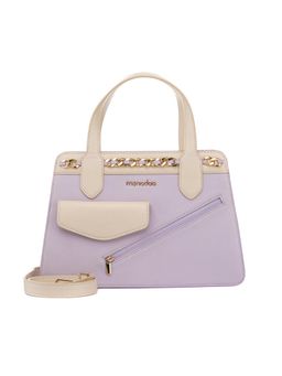 MONADAA - Lavender Solid Hand Bag and Detachable Strap