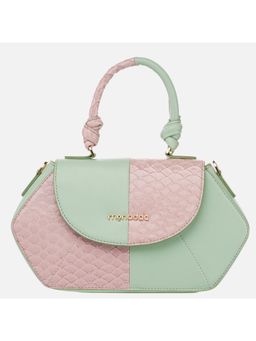 MONADAA - Pink Textured Sling Bag with Detachable Strap