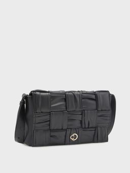 Caprese - Black Textured Sling Bag