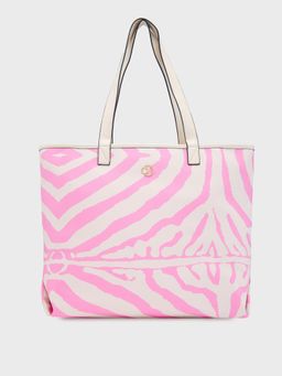 Caprese - Pink Abstract Hand Bag