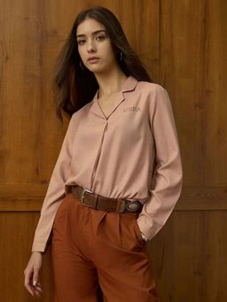 U.S. POLO ASSN. - Beige Pleated Shirt