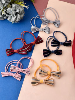 Silvermerc Designs - Bow Ponytail Holder (Set of 10)