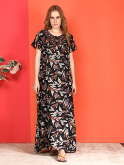 evolove - Black Vibrant Bliss Alpine Nighty