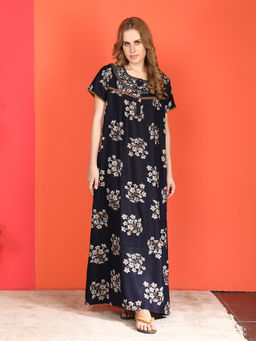evolove - Navy Blue Vibrant Bliss Alpine Nighty