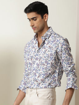 Rare Rabbit - Lambos White Casual Shirts