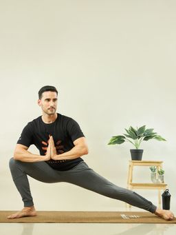 CULT - Contrast Panel Dark Grey Relaxed Tapered Fit Cotton Joggers