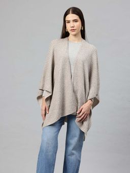 Pierre Carlo - Women Poncho Beige