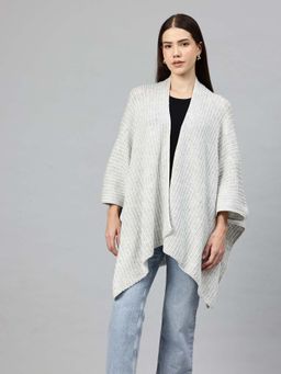 Pierre Carlo - Women Poncho Grey
