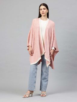 Pierre Carlo - Women Poncho Pink