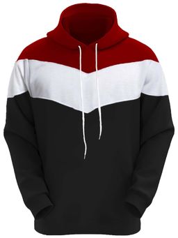 LEOTUDE - Women Color Blocked Loose Fit Sweatshirt With Hood