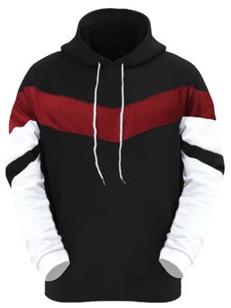 LEOTUDE - Women Color Blocked Loose Fit Sweatshirt With Hood