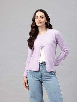 Pierre Carlo - Womens Cardigan Lavender