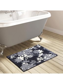OBSESSIONS - Super Absorbent Anti-Skid Polyester Bath Mat Black