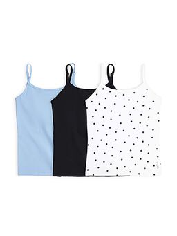 Plan B - Cotton Padded Camisole | Pack of 3| Light Padding