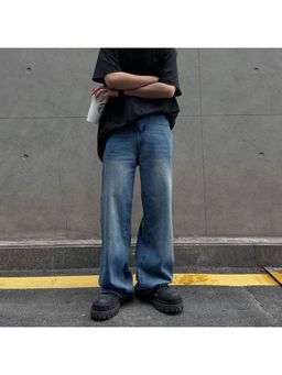 Off Duty India - Aged Wash Relaxed Baggy Jeans